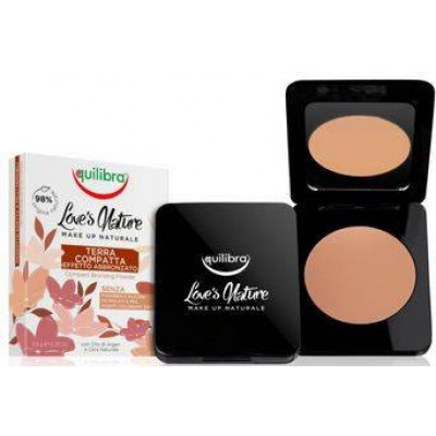  Equilibra Love's Nature Compact Bronzing Powder stisnjen bronzer mat zaključek 8,5 g