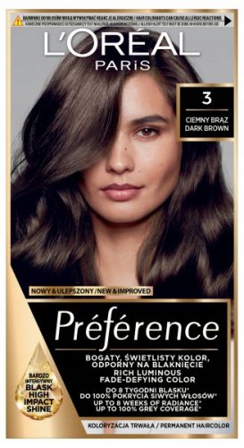  Brasil L'Oreal Recital Preference Dark Brown barva za lase 120 ml