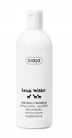  Ziaja Šampon za lase s kozjim mlekom s keratinom 400 ml