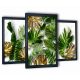 3 slike v dnevni sobi Tropical Monstera 2 130x63