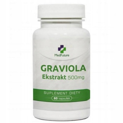  MedFuture Graviola ekstrakt kapsule 500 mg 60 kos.