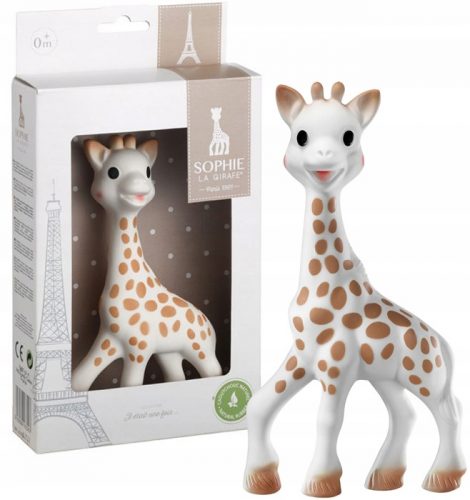  Ortodontsko grizalo Sophie la girafe, bela guma