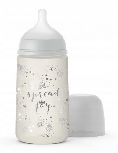  Suavinex SX Pro Spread Joy steklenička 270 ml siva