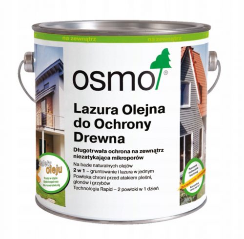 Osmo oljna glazura za zaščito orehovega lesa 2,5L