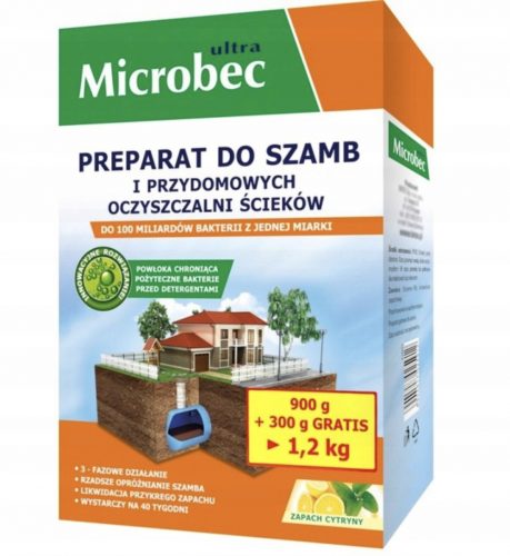  Prašni pripravek za greznice Bros Microbec Ultra 1,2 kg