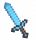  MINECRAFT DIAMOND SWORD TOY FIGUR PICKUP