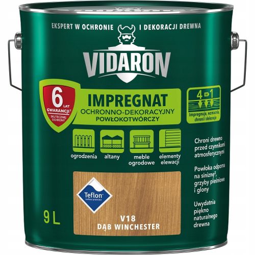  Vidaron V18 Impregnacija lesa Winchester hrast 9 l