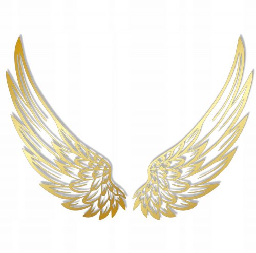 DEKORACIJA GOLDEN WINGS 100cm x 85cm stenska AŽUR stenska plošča