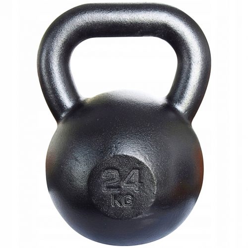  Kettlebelle Kawmet 24 kg črna