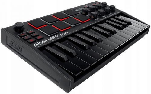  Akai MPK Mini MK3 Črna tipkovnica za upravljanje