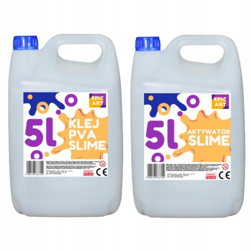  Set PVA LEPILA za SLIME 5 LITROV + AKTIVATOR 5L