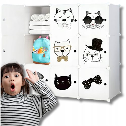  Omara Omna CUBES ANIMALS 110 x 110 x 37 cm bela