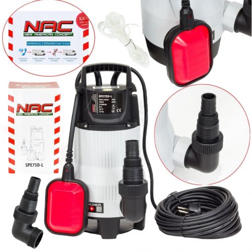  NAC 750 W potopna črpalka 14.000 l/h