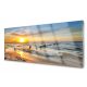 Tisk na steklu Morje Sunset Beach 125x50