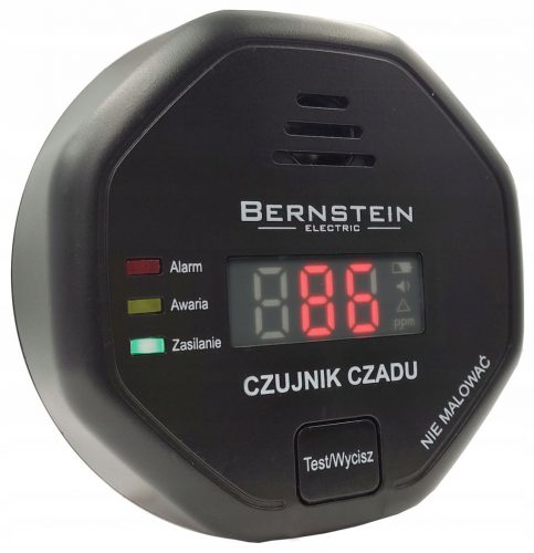 Detektor ogljikovega monoksida Bernstein CMD-01NJ, črn