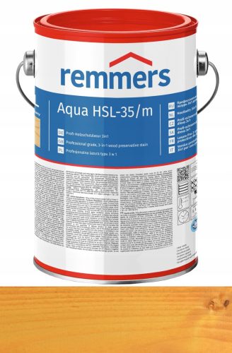  Remmers HSL-35/m Lazura za les na vodni osnovi 5L Bor