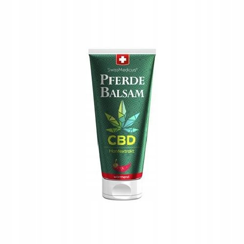  SwissMedicus Pferde 200 ml grelni balzam s CBD