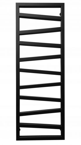  Vodni kopalniški radiator Szkarłat 411 W 440 x 1190 mm črn