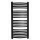  Vodni kopalniški radiator Scarlet 716 W 575 x 1370 mm črn