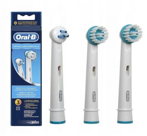  Oral-B Ortho Care Essentials nadomestne glave ščetke x 3