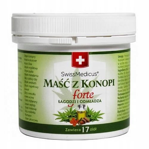  Herbamedicus SwissMedicus Forte konopljino mazilo 125 ml