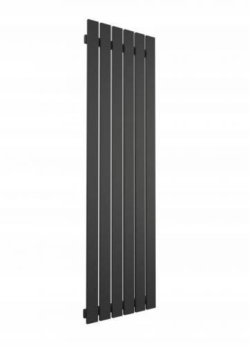 Vodni kopalniški radiator 837 W 450 x 1400 mm črn