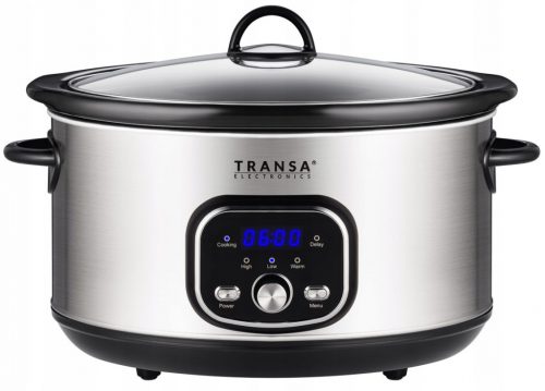  Transa Electronics SlowCooker Medium 4,5 l srebrno/siva 280 W