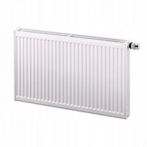 Jekleni panelni radiator Purmo 2393 W bel 1400 x 600 x 102 mm - stranski ali spodnji priključek