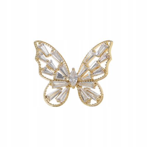  PINETS Majhna značka Butterfly, 14K pozlačena