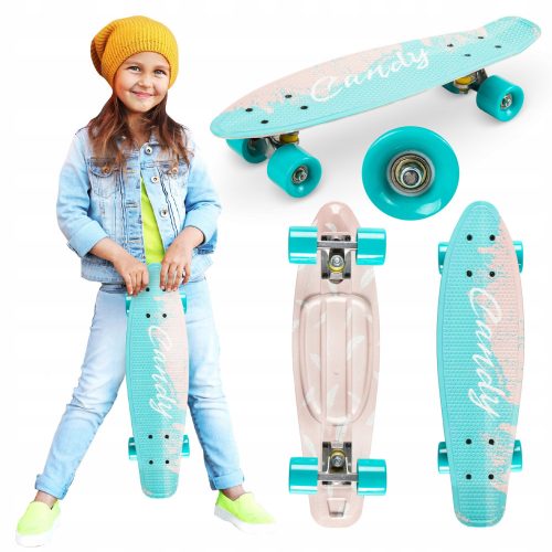  Qkids skateboard skateboard flashcard tabla večbarvna