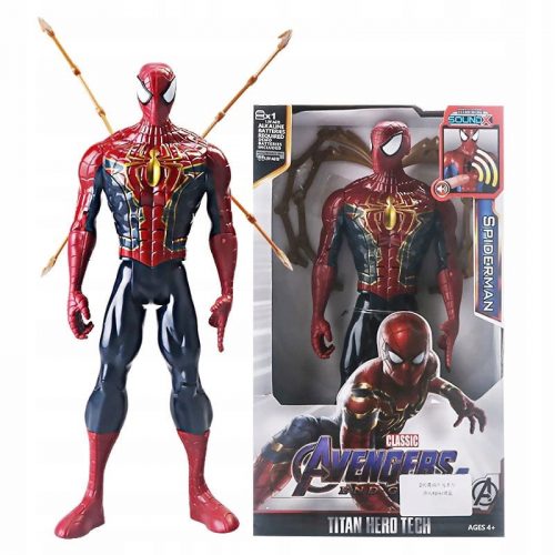  SPIDERMAN AVENGERS VELIKA PREMIČNA FIGURICA Z ZVOKOM