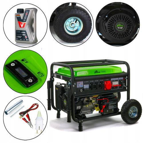  Prenosni trifazni generator Barracuda 7000 W bencin