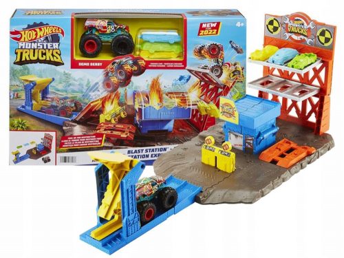  Avtomobilska steza Mattel Hot Wheels Monster Trucks Blast Station HFB12