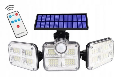  SOLARNA SVETILKA 122 LED COB senzor gibanja DALJINSKI E084