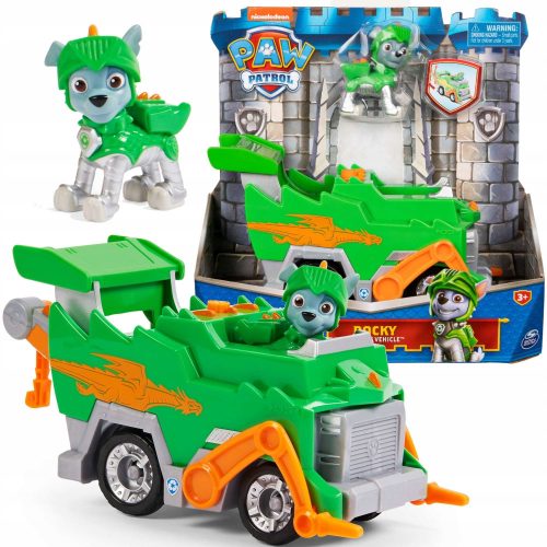  PAW PATROL Knights FIGURA ROCKY SMETAJŠKI TOVORNJAK