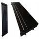  LOFT okrasni RADIATOR 180x45 Matt Black Structure 1102W