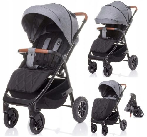  4baby Voziček Stinger Air Grey, siv