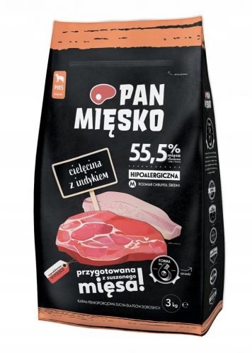  PAN MEAT Teletina s puranjimi 3kg čips XL