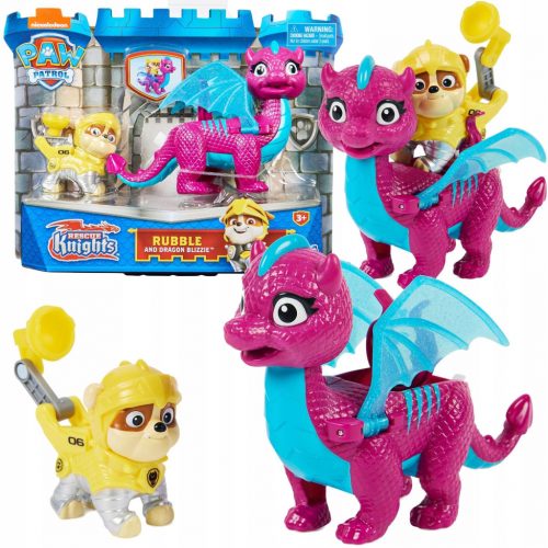  PAW PATROL Knights Rubble IN FIGURICA ZMAJA BLIZZIE