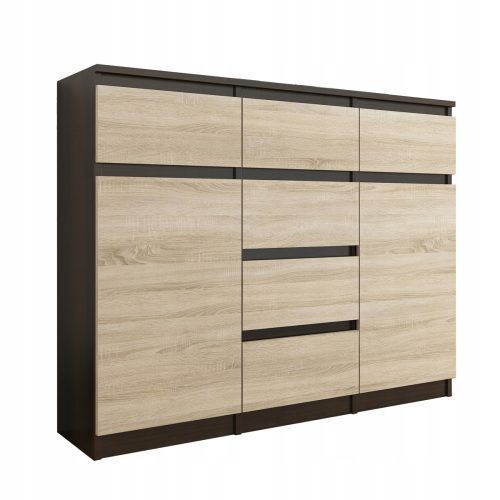  Mobene Moderna komoda 120 x 40 x 98 cm mat wenge