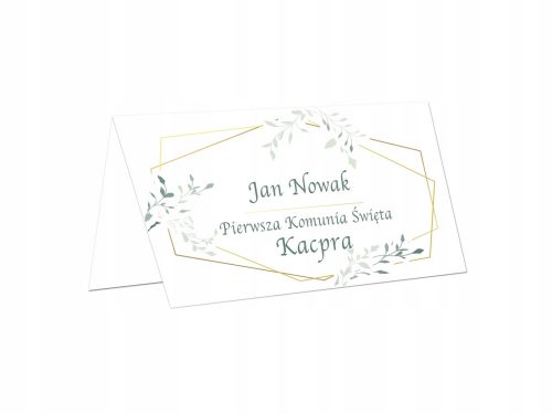  Personalizirane vizitke 15 kosov Communion Place cards