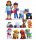  PAW PATROL DOG SET 10 FIGURIC IN 2 VOZIL