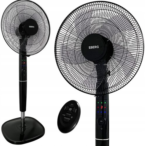 EBERG Ron talni ventilator črne barve