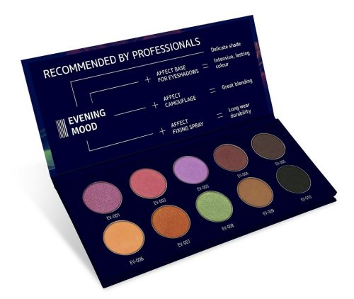  Paleta senčil Affect Evening Mood Pressed Eyeshadows Palette 10x2,5 g