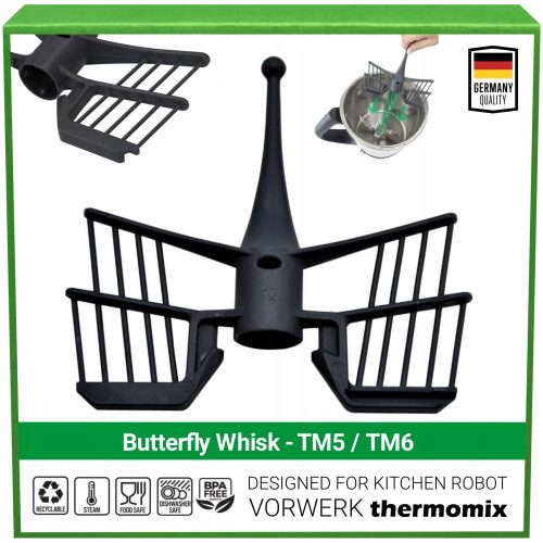  Mešalnik/metuljček za VORWERK Thermomix TM6 in TM5 | certifikat + BPAfree