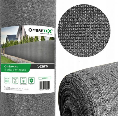 Mreža za senčenje Ombretex Grey 1,7x25m