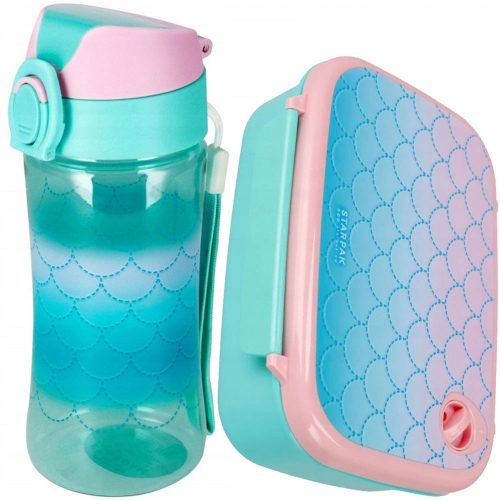  Steklenica za vodo Starpak 420 ml + POSODA ZA ZAJTRK LUNCH BOX OMBRE