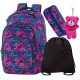  CoolPack večprekatni šolski nahrbtnik Shades of purple, Shades of blue, Shades of pink 20 l