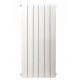  Aluminijasti radiator Faral 514 W bel 240 x 880 x 95 mm - stranski priključek