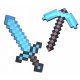  IGRAČA MINECRAFT DIAMOND SWORD + PICKCASE FIGURICA